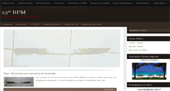 Desktop Screenshot of 13bpm.com.br