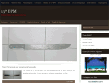 Tablet Screenshot of 13bpm.com.br
